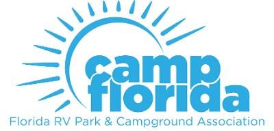 Logo of Camp Florida Park & Campground Association.
